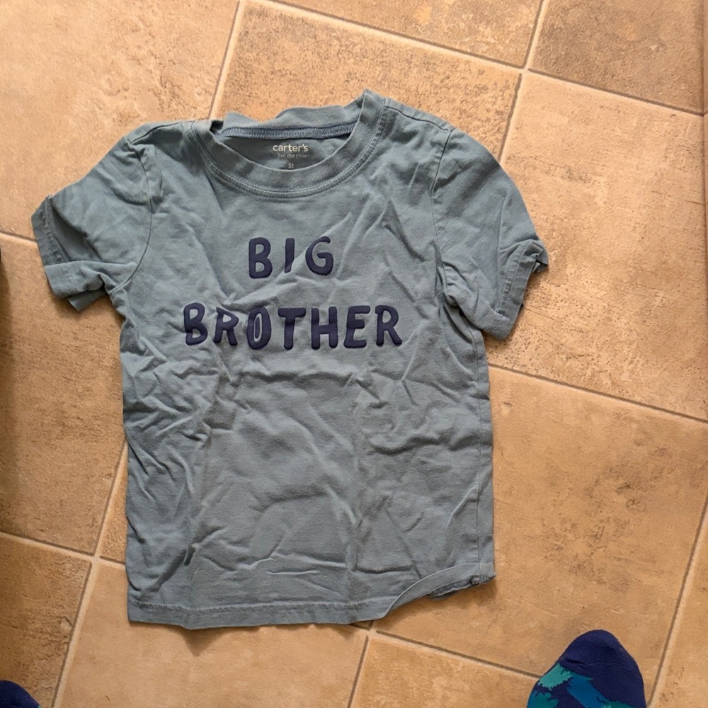 Carter's Big Brother Tee - Gray